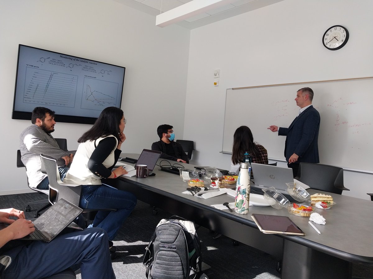 Thanks <a href="/pchirik/">Paul Chirik</a> for visiting and anamazing seminar at <a href="/UCMChemistry/">UC Merced Chemistry</a>! Thanks for your advice to the students and sharing the amazing chem in your lab. Had so much fun with our car conversations in our trip to SFO!😆