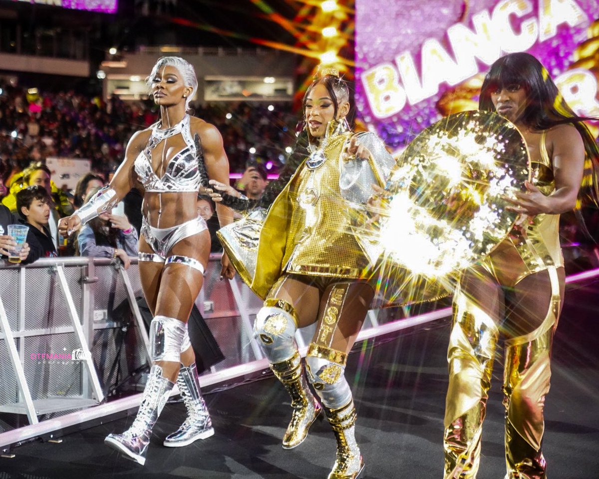 The BestEST @BiancaBelairWWE @Jade_Cargill @TheTrinity_Fatu #WrestleMANia