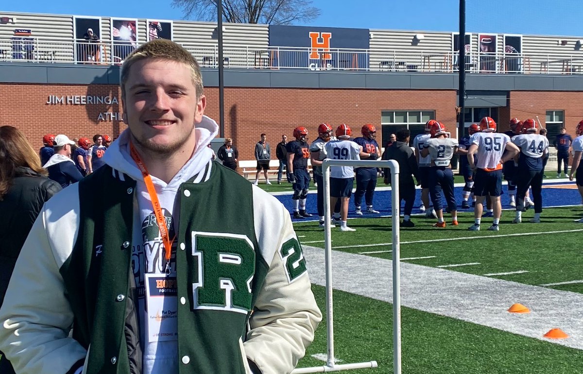 Had a great time <a href="/HopeCollegeFB/">Hope College Football</a> today! Awesome energy. Thank you!