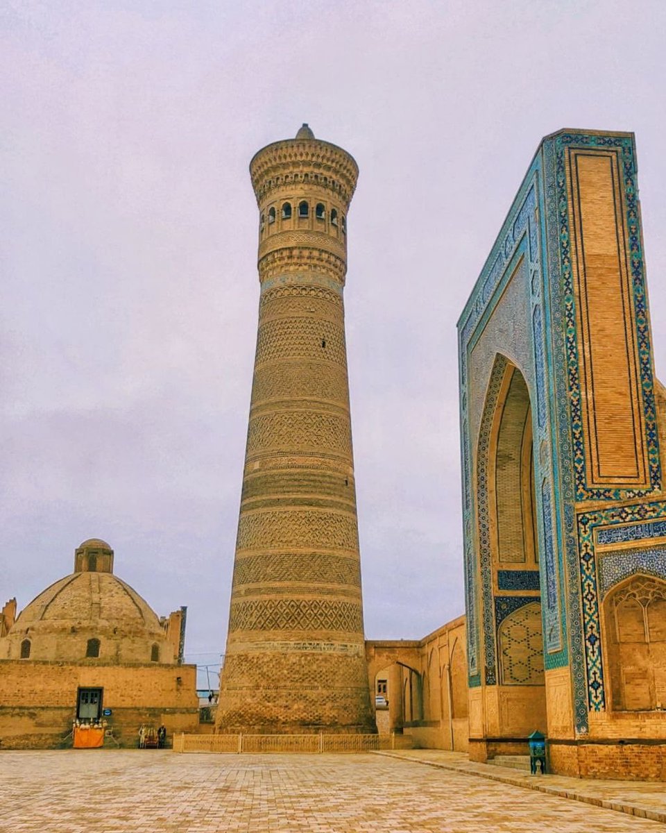 Bukhara, Uzbekistan The minaret, named the Kalyan Minaret, was built in 1127 by the Turkic Qarakhanid ruler, Mohammad Arslan Khan.