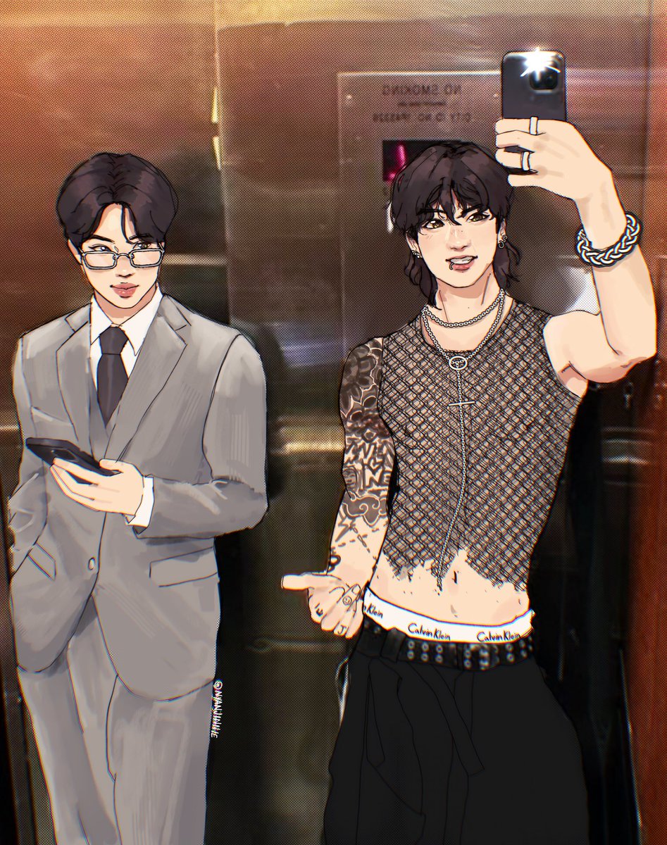 nyanjinnie's tweet photo. this was fun!! 

#JINKOOK #정진 https://t.co/SPILa1GBDc