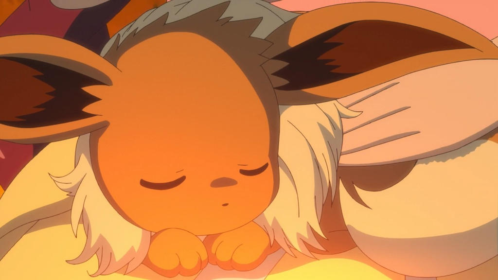 Eevee sleeps