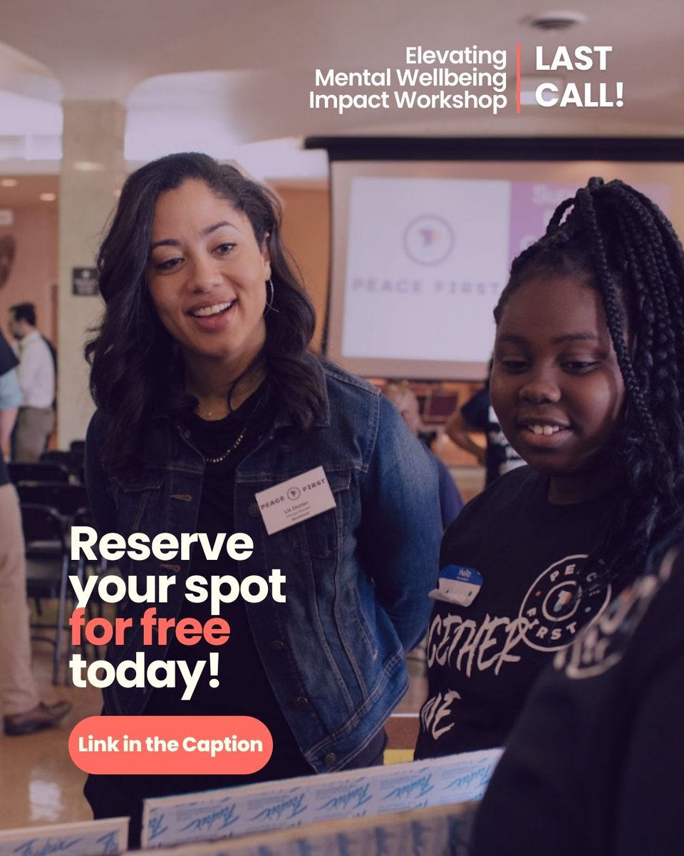 🇺🇸 Atlanta, this is your final call! 

🌟 Join a one-of-a-kind workshop about mental well-being with just a few clicks, and gain access to free resources while connecting with mentors. 

🚀This opportunity is too good to pass up! Apply here -> bit.ly/3J2VrRq