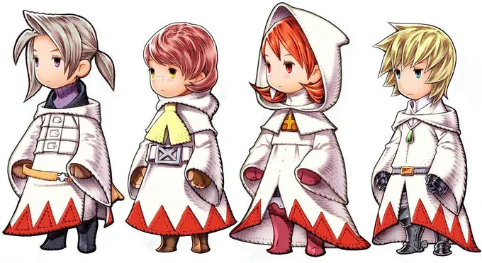 Shoutouts to the white mage, having THE design ever no matter the game 