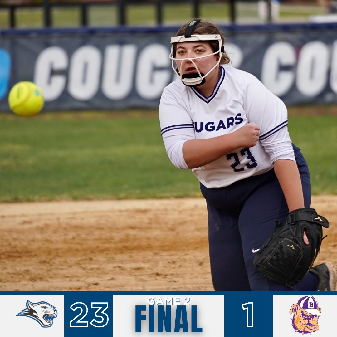 CamdenccCougars's tweet image. 🚨 GRAND SLAM FOR HALINA COLLINS 🚨

Camden goes on a 4 game win-streak, defeating Bergen CC in a double header today. Freshman Halina Collins hit a GRAND SLAM in the fourth inning of Game 1. 
.
.
#camdencc #cougarnation