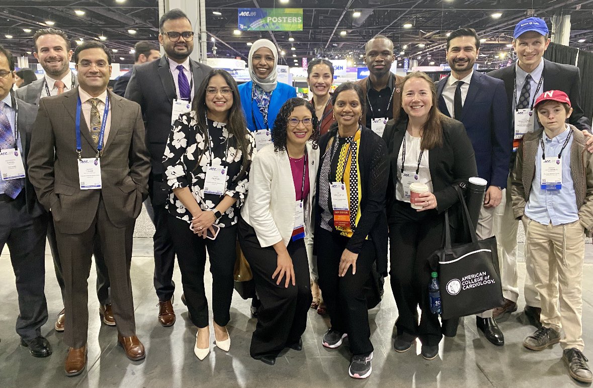 The highlight of every in-person conference is connecting with old friends and forging new relationships. Sharing a glimpse of the Nebraska chapter's presence at #ACC24! It's been an incredible experience networking and learning alongside colleagues! @nebraskacardio