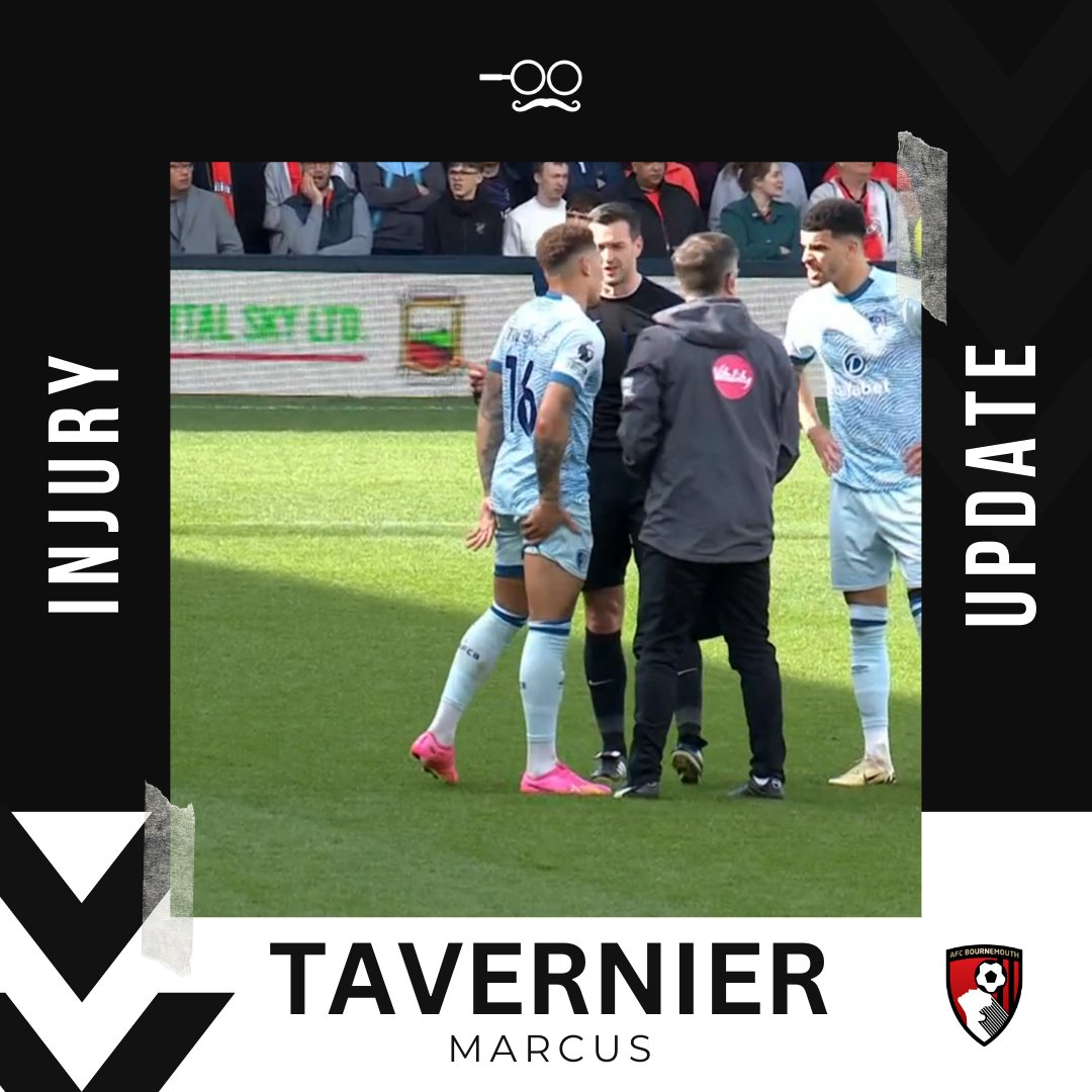 physioscout's tweet photo. Marcus Tavernier taken off with yet another hamstring injury. Iraola stated "he could be out for some time".

Holding the upper hamstring usually associated with longer timeframe recoveries. 

Recovery Time:
Gr 1: 1-3 wks
Gr 2: 4-6 wks
Gr 3: 8-10 wks

#LUTBOU #AFCB https://t.co/wz0ZVMaUyg