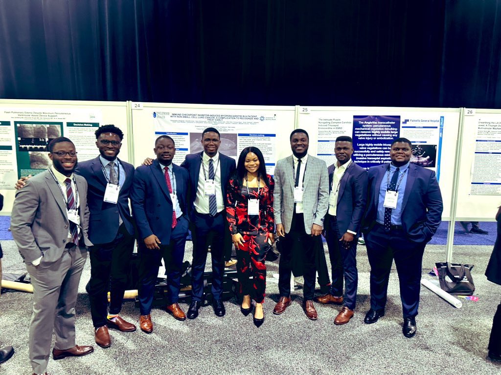 Gabriel Alugba, MD (@alugba) on Twitter photo A fantastic day at the #ACC24! Lots of learning, interaction and innovation. Excited to have met incredible minds and to dive into various aspects of cardiology.
Looking forward to more insightful sessions and presentations.
<a href="/ACCinTouch/">American College of Cardiology</a> <a href="/englewood_im/">Englewood Hospital Internal Medicine Residency</a> <a href="/modeldoc/">Modele Ogunniyi, MD, MPH</a> A fantastic day at the #ACC24! Lots of learning, interaction and innovation. Excited to have met incredible minds and to dive into various aspects of cardiology.
Looking forward to more insightful sessions and presentations.
<a href="/ACCinTouch/">American College of Cardiology</a> <a href="/englewood_im/">Englewood Hospital Internal Medicine Residency</a> <a href="/modeldoc/">Modele Ogunniyi, MD, MPH</a>