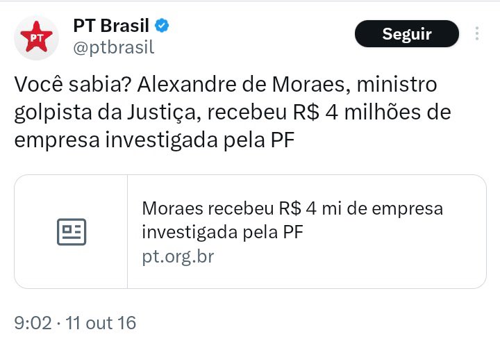 Mas o PT não falava que ele era golpista?  E sobre apoiar regimes autoritários, quem tem muita experiência é a esquerda.