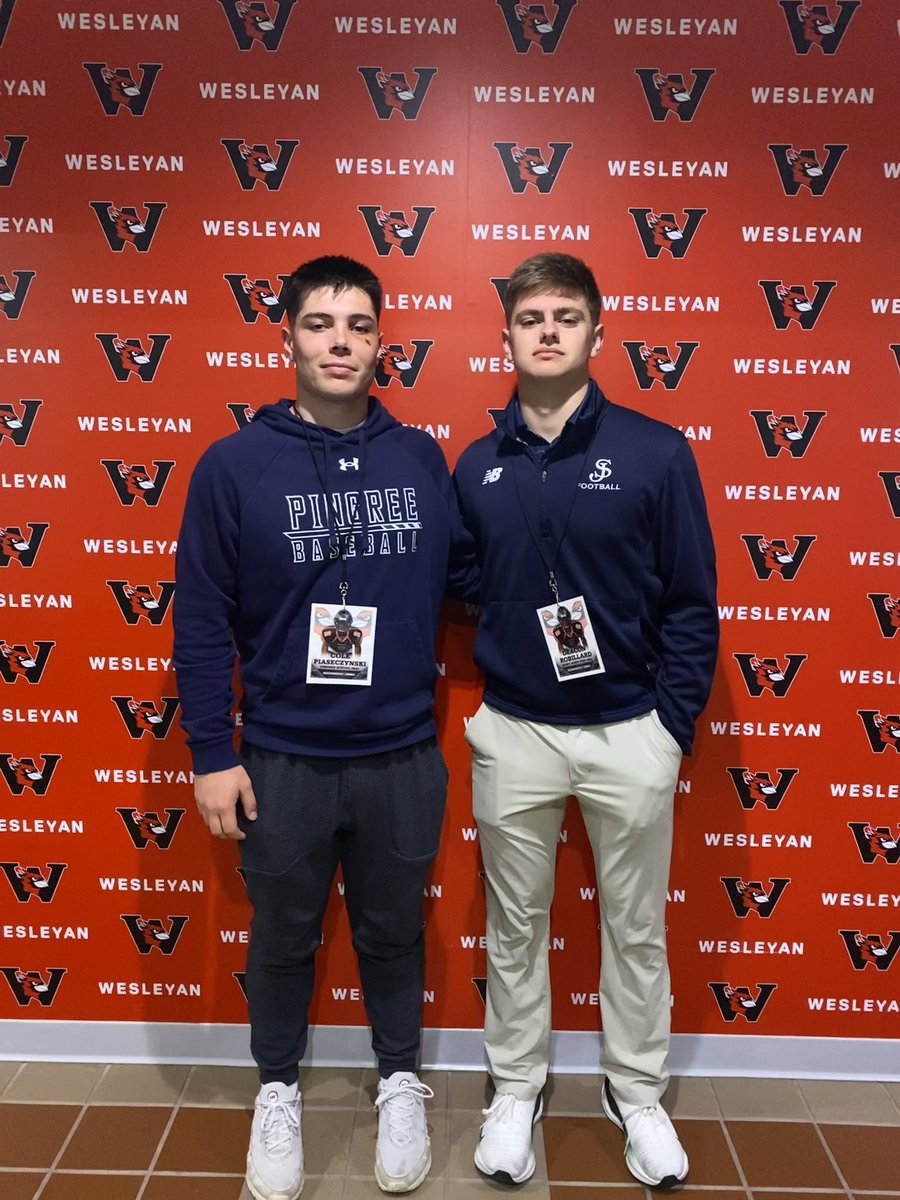 Had a great time at @Wes_Football today. Thank you @CoachDiCenzo and then rest of the staff for the experience. Cant wait for the Red and Black camp tomorrow. @PingreeFootball