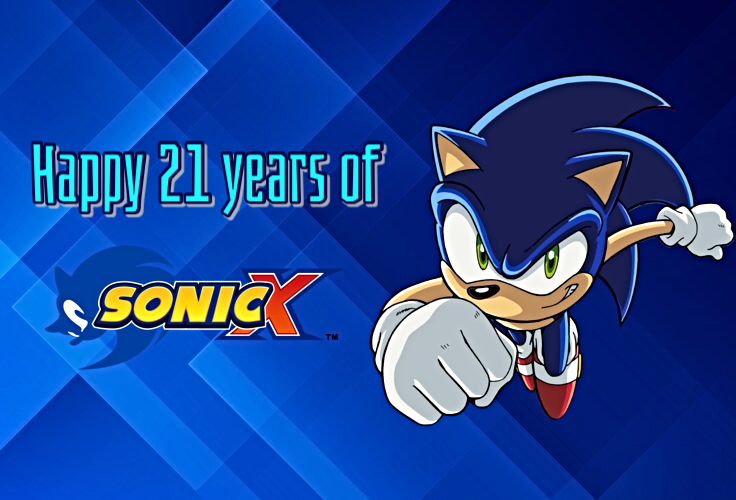 21 years of #SonicX. Twenty. One. 

Gosh I feel old.

Want to send all the love to the cast who made this show epic. Got me en route to being a Sonic fan. Thank ya all kindly. 🙏🏻💙🦔🌎💎💥🏙️ @jgriff_4real @Lisalisejam @DanGreenVoices @itsamike @gregoryabbey @MSinter