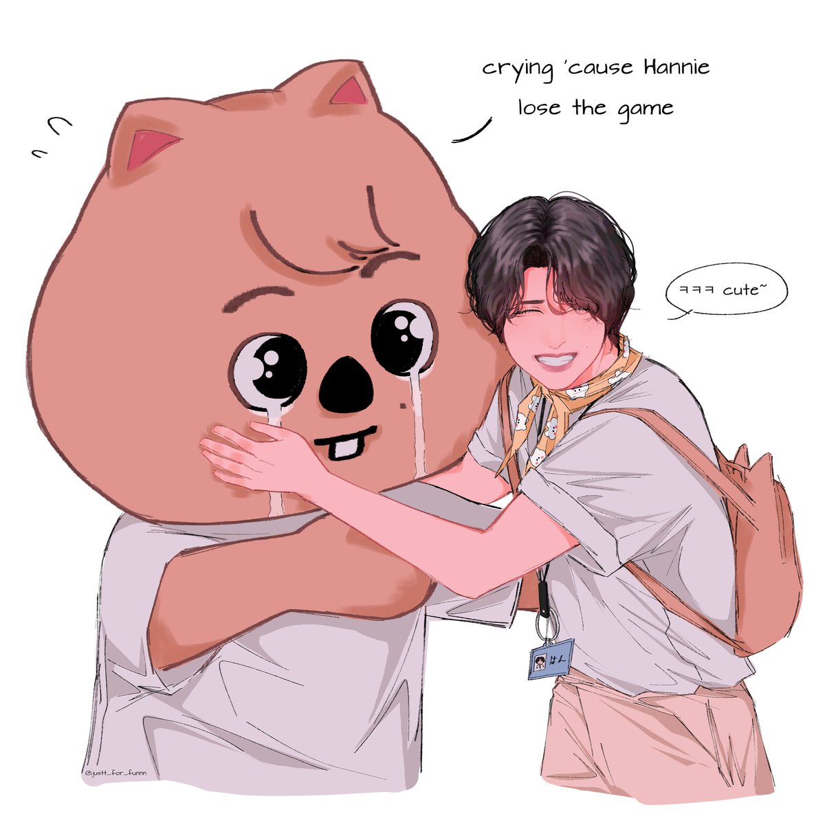 😆
#Straykidsfanart #Hanjisung