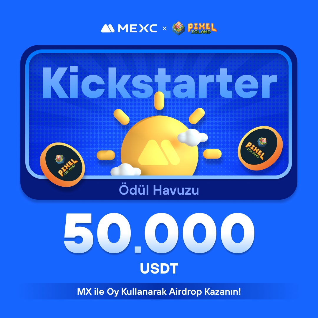 🚀 #MEXCKickstarter - @Pixel_islands $PIXL Projesi için Oy Kullanın, 50.000 $USDT Airdrop Kazanın! 🗳️ Oylama Tarihi: 7 Nisan 2024 05.00 - 8 Nisan 2024 04.50 📌 Ayrıntılar: mexctr.info/43QJbNp #MEXCTürkiye #MXToken #MX #BTC