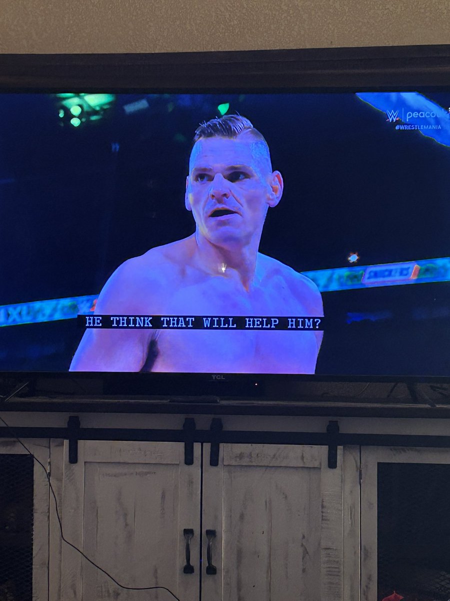 My long lost cousin Walter Hahn defending his #ICTitle and the family honor this evening. #WrestleMania  #FamilyOverEverything #BloodIsThickerThanWater Go Gunther!!