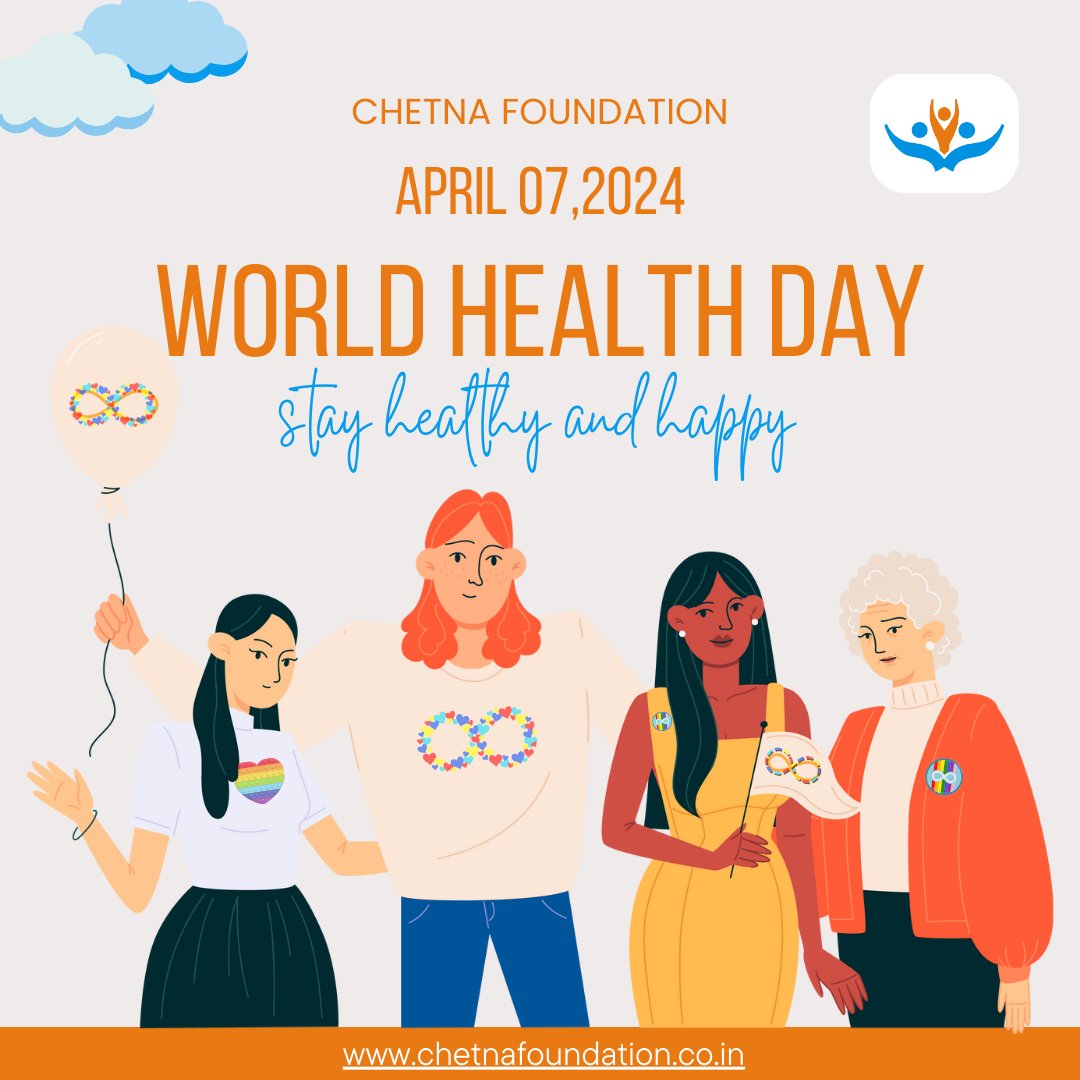 World Health Day

Let's celebrate the importance of good health and well-being for all

#WorldHealthDay #stayhealthy #HealthDay #health #healthylifestyle #wellness #chetnafoundation
