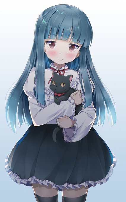 「黒猫 スカート」のTwitter画像/イラスト(新着)