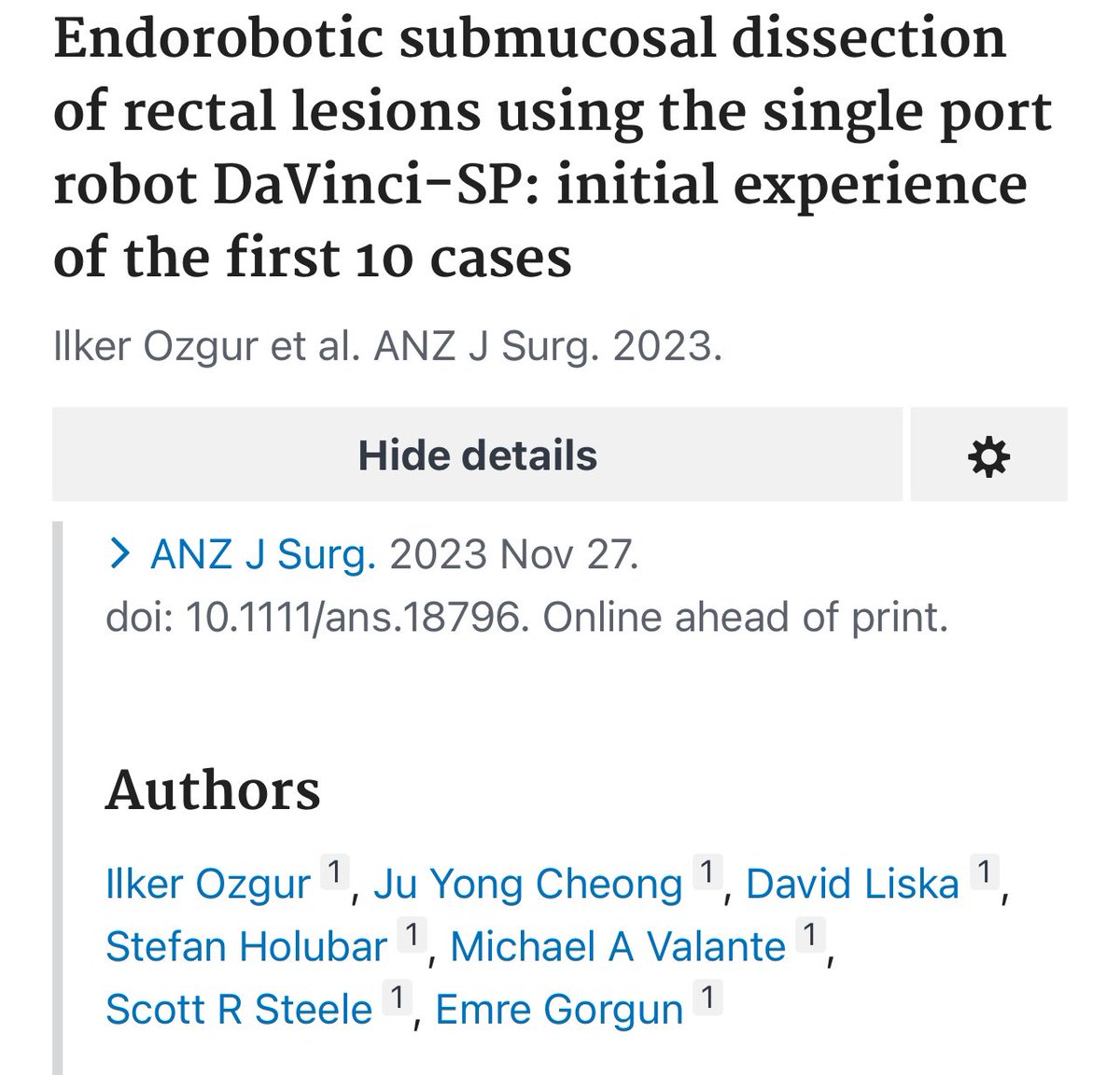 @caycedomarula This is our initial case series published last year. Have several other video vignettes and reports published! Our most recent series is in the final review process: hopefully for acceptance in another journal. Happy to exchange knowledge and learn from your experiences!