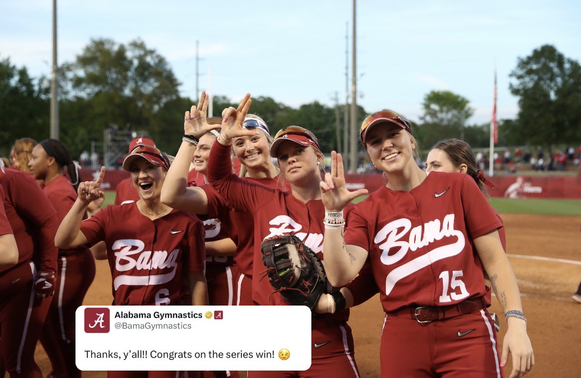 .@UA_Athletics’s Women in Sports letting y’all know about that Mudita Magic 🙌 #RollTide