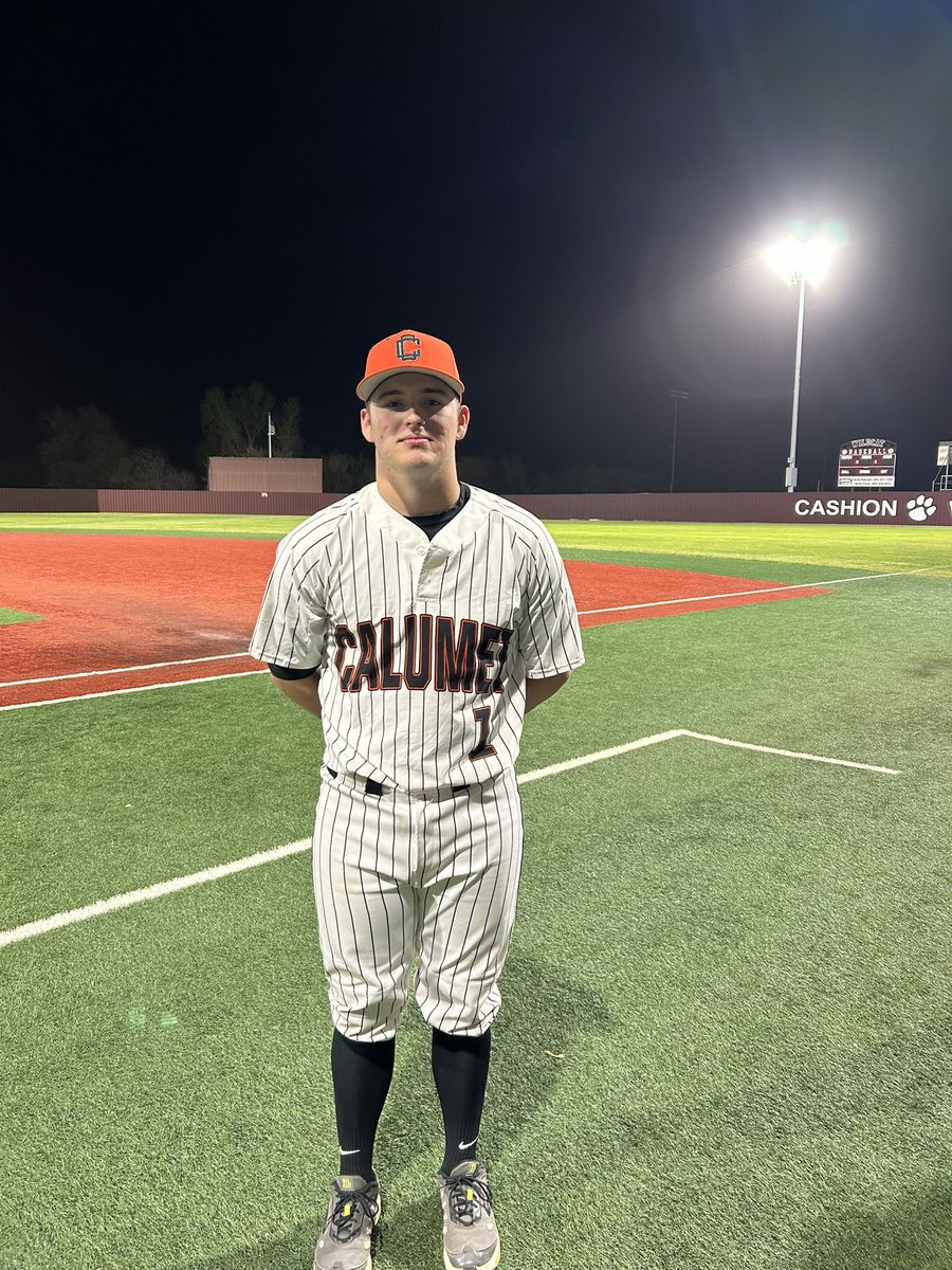 CHIEFTAINS WIN THE CASHION TOURNAMENT!! Calumet Chieftains- 2, Cashion Wildcats- 0 CO-POG: @huntarnold06 5.1IP 1H 7K/ @KylerThiessen 1-3 3B 1.2IP 0H 3K HITTER: @2_daltonb 1-3 2RBI