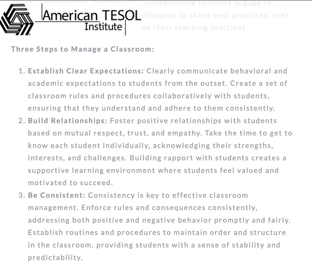 Exploring Three Effective Teacher Roles and Classroom Management Strategies americantesol.com/blogger/unlock… #TESOL #ESL #EFL