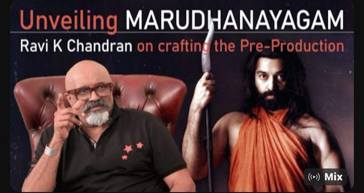 Unveiling Marudhanayagam: Ravi K Chandran on Crafting the Pre-Production... youtu.be/zbRSFH42Mik?si… via @YouTube