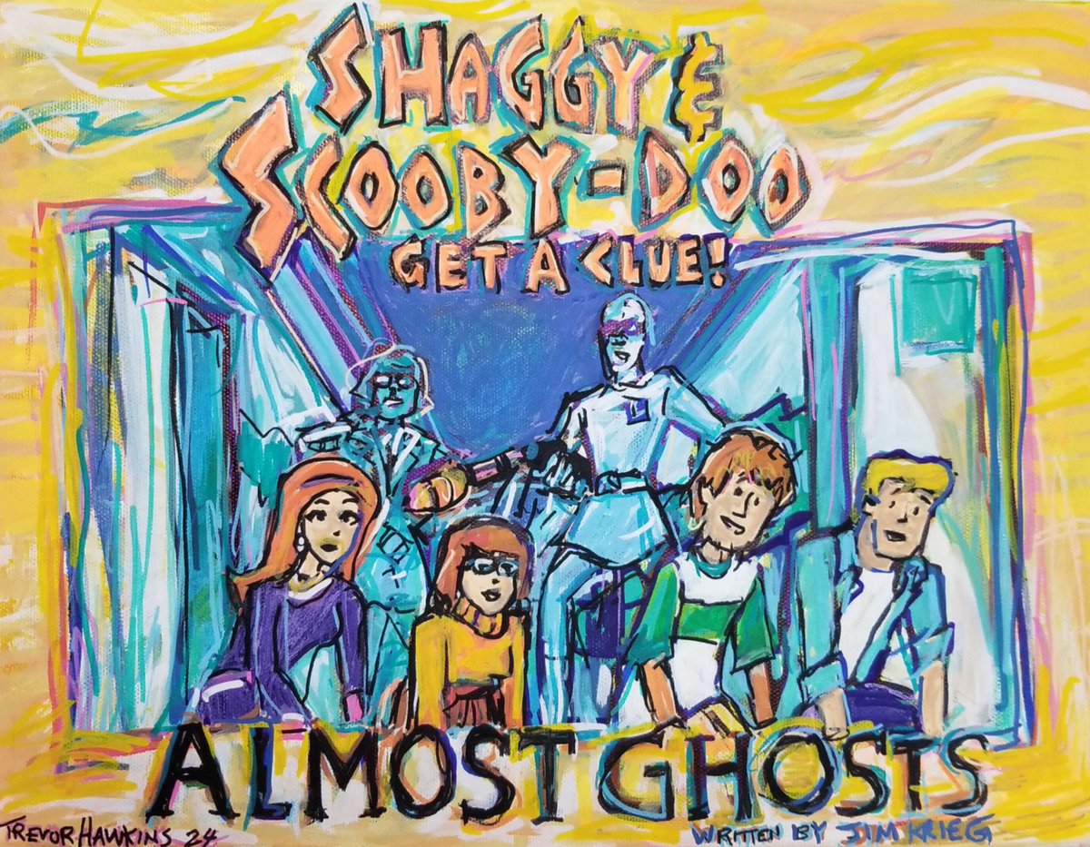 Shaggy & Scooby-Doo Get A Clue Title Card Re-Creation

Day 10 - Almost Ghosts

Art by: Trevor Hawkins
instagram.com/funky_filosofy…

#ScoobyDoo #Art #Drawing #DrawingChallenge #GetAClue #Scooby #TitleCardRecreation