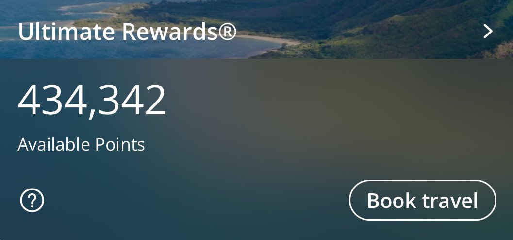 mattziegmann's tweet image. Current Chase Ultimate Rewards Balance.

Any recommendations on utilizing them?

In the past l&apos;ve transferred the points to Southwest ✈️. 

#creditcardpoints #chasepoints