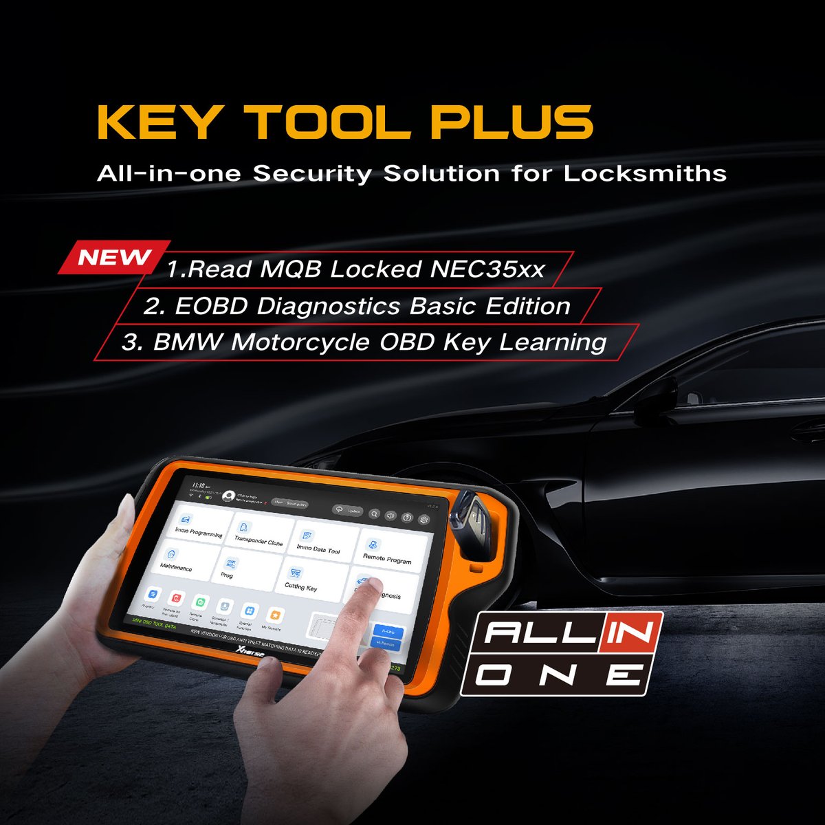 Have you tried the new features of KEY TOOL PLUS? Would love to know your expectations for future features. 👂

#xhorse #keytoolplus #locksmithlife #locksmithing #carlocksmith #automotivesecurity #autolocksmith #technology #locksmithtools #locksmith