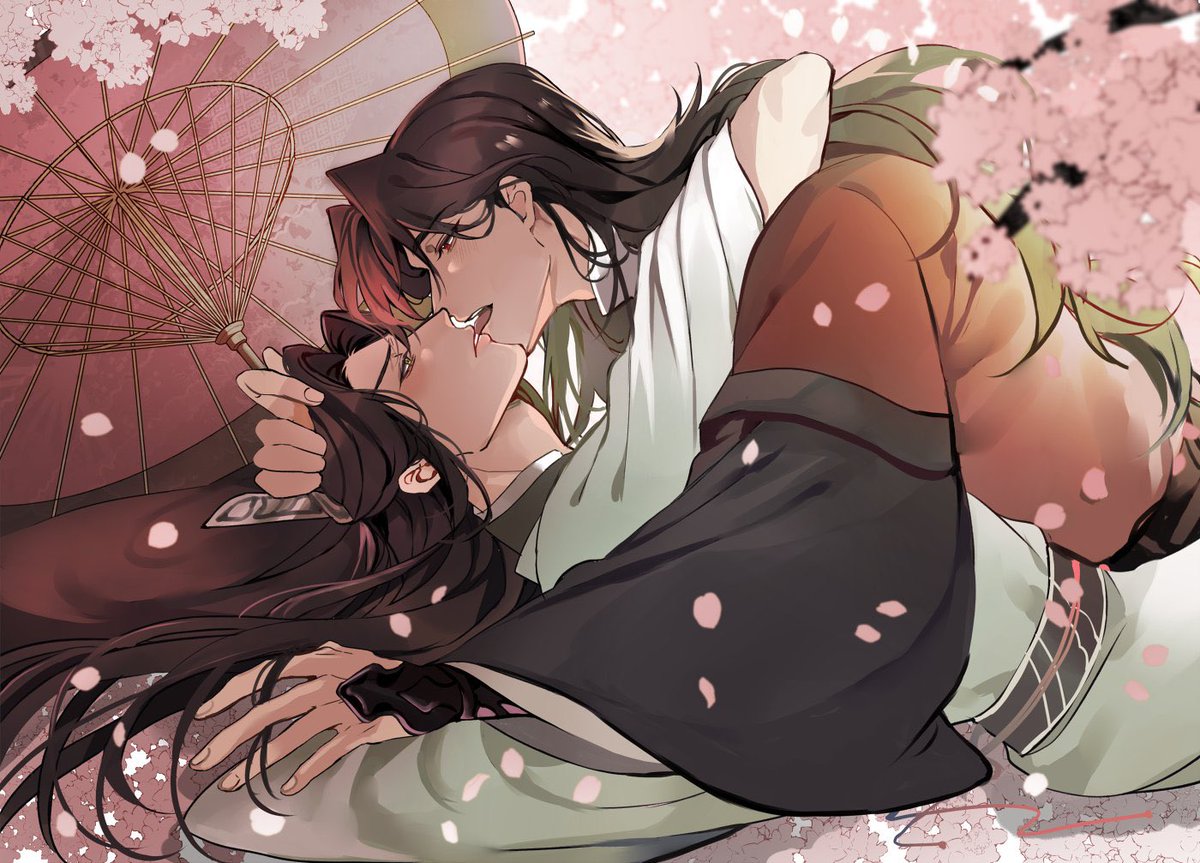 sanhowaxie's tweet image. #svsss 
#冰秋

🥒🌸を見なさい
🐶見てますよ師尊