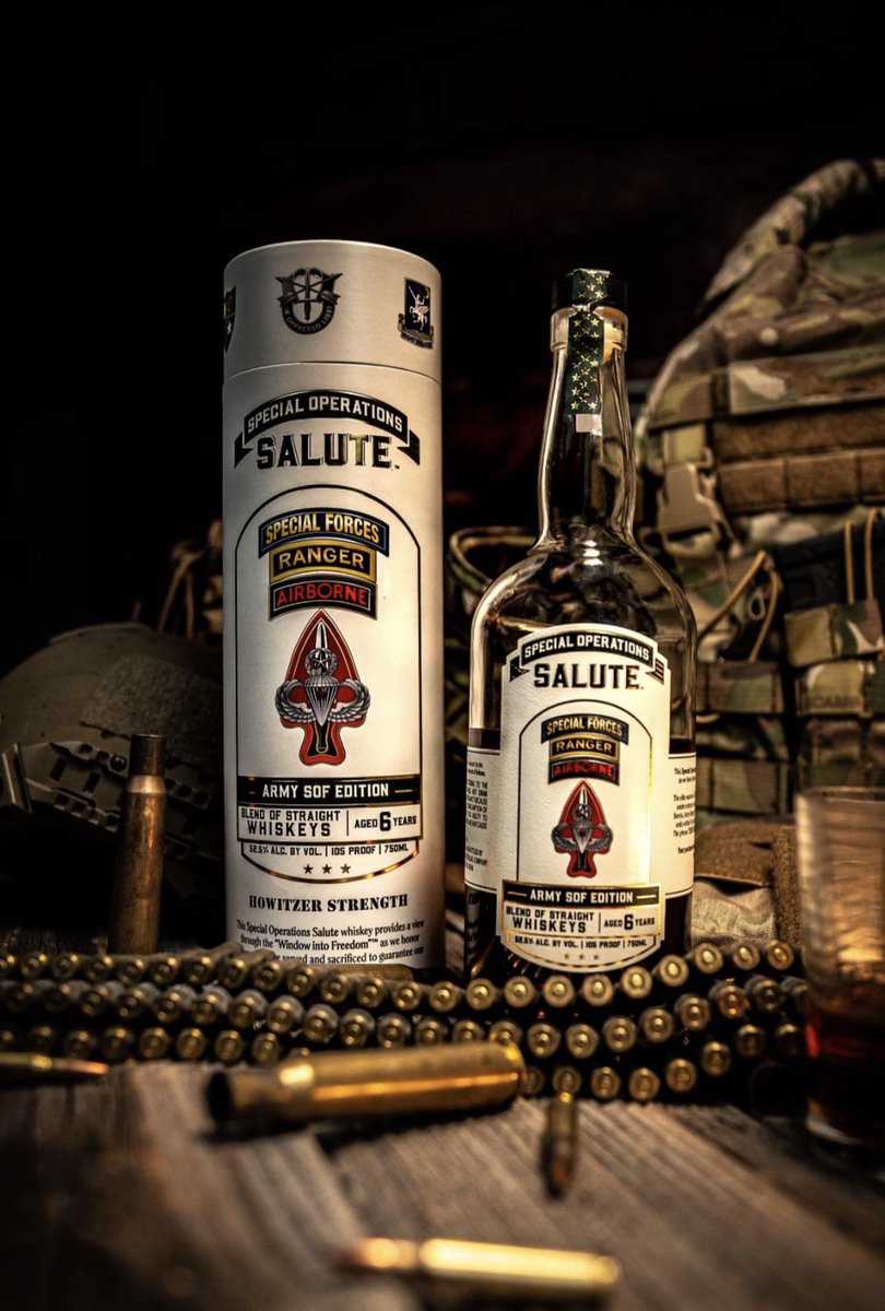 Have you grabbed a limited edition #SpecialOperations Salute by @HeritageDistill - a portion of proceeds benefit the H7F SOF Cancer Screening program! heritagedistilling.com/products/speci…