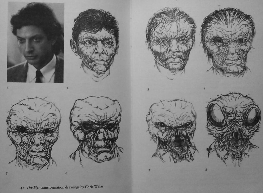 'Seth brundle'
#thefly #davidcronenberg #movie #sketchs #concept #art (1986)