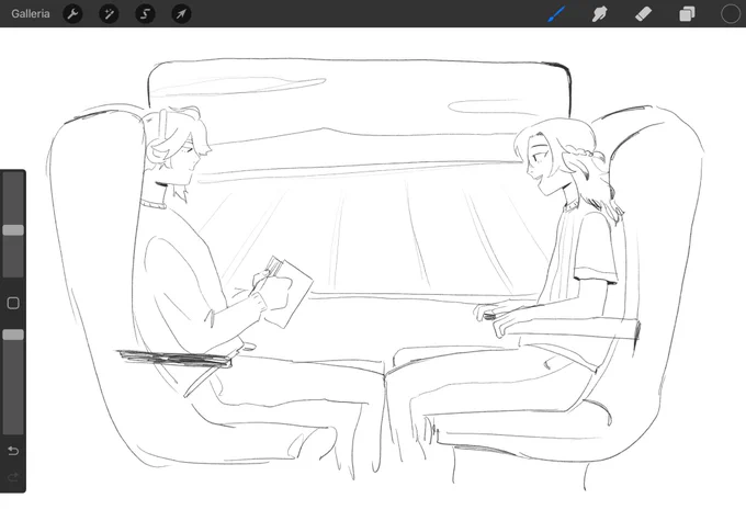 Kaveh on the train since I'm on the train but he's with alhaitham and I'm alone 😔 (the table thing is too low and uncomfortable too) 