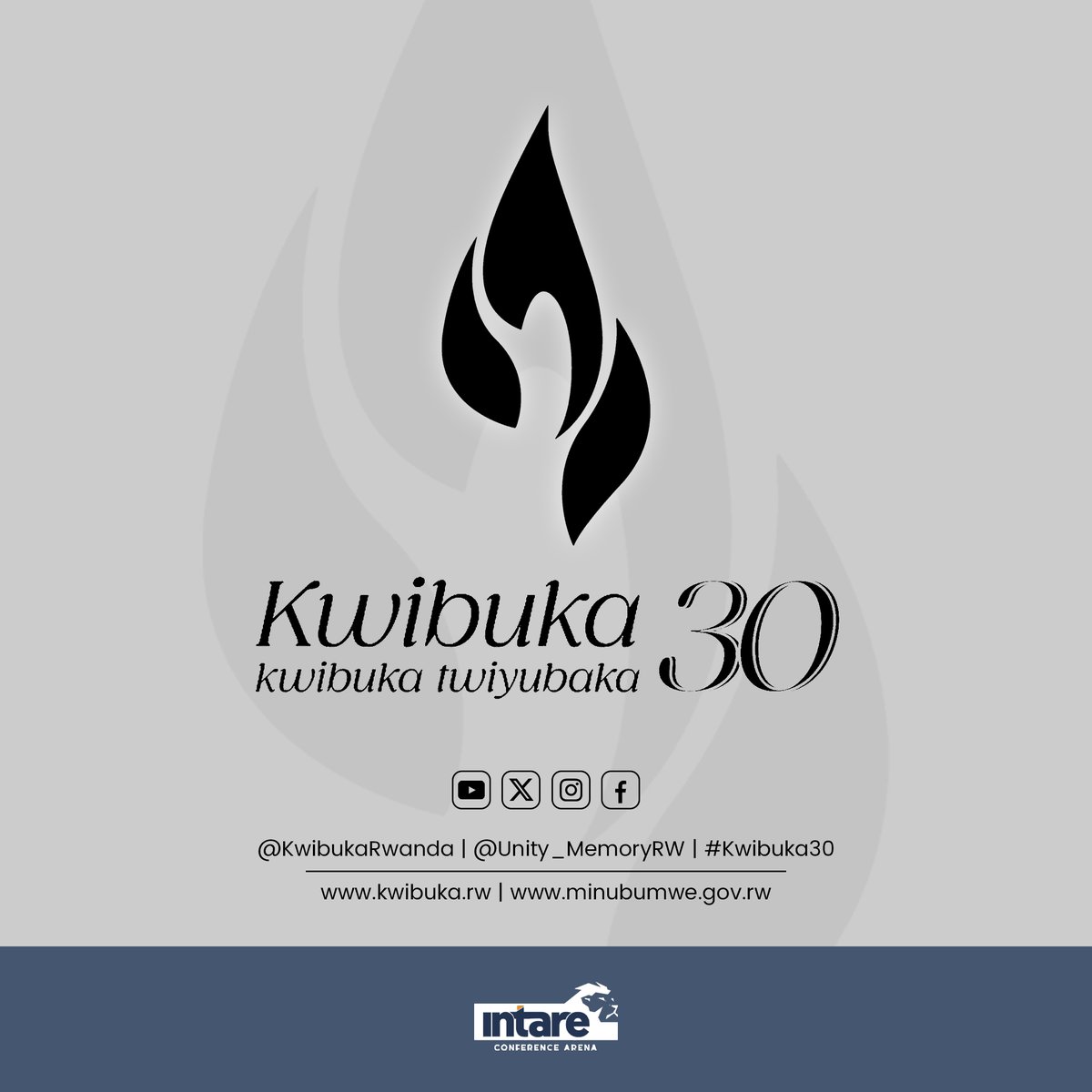 Intare Conference Arena joins Rwandans and the world in the 30th Commemoration of the 1994 Genocide against the Tutsi. We honor the memory of the victims and we stand with survivors, honoring their resilience and vowing to fight genocide ideology in all its forms. #Kwibuka30