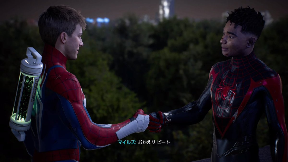 ikkunikkun7's tweet photo. プラチナ133個目🏆️
Marvel's Spider-Man2🕸️
面白すぎて３作連続でプレイしてしまいました🤣ボリュームたっぷりで大満足🙆‍♂️ファストトラベルもほぼシームレスで驚きました😮あとはマイルズの成長具合の演出が素晴らしくよかったです🕷️楽しかったぁ*\(^o^)/*
#PS5Share
#スパイダーマン https://t.co/5lvGifPrUO
