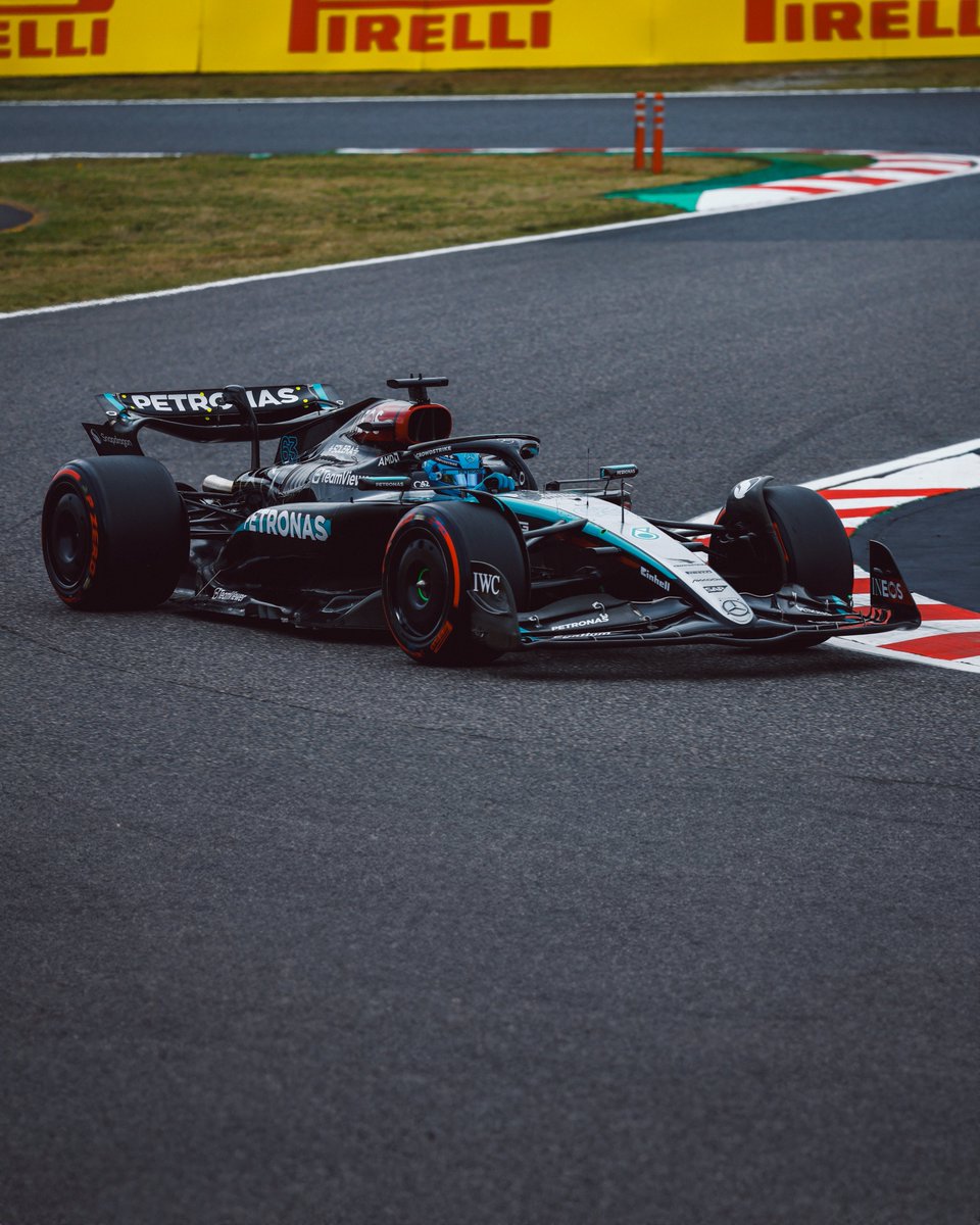 P7 for George with an overtake on the final lap and P9 for Lewis in the Japanese Grand Prix. Didn’t ever really have the pace to get any higher than that.