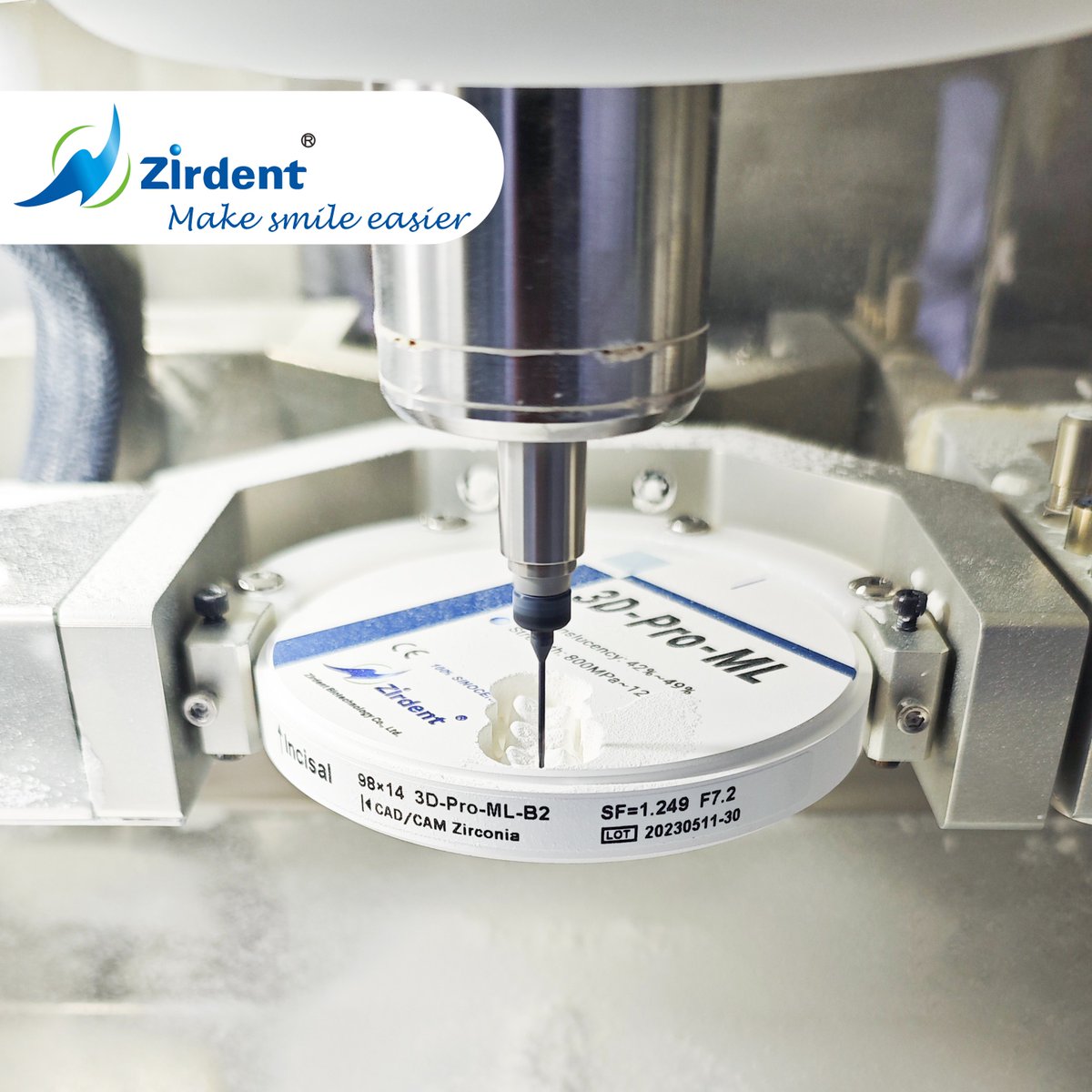 ZirdentO11896's tweet photo. 🔥Zirdent 3D Pro ML, Most Popular Zirconia Blocks
🦷Perfectly combines the high strength and excellent gradient,
💡Committed to All-in-One Aesthetics development concept.

#zirdent #dental #zirconia #dentalzirconia #3DPRO #zirconiablock #laboratory #ceramic #zirconium https://t.co/yDoLDO44tL