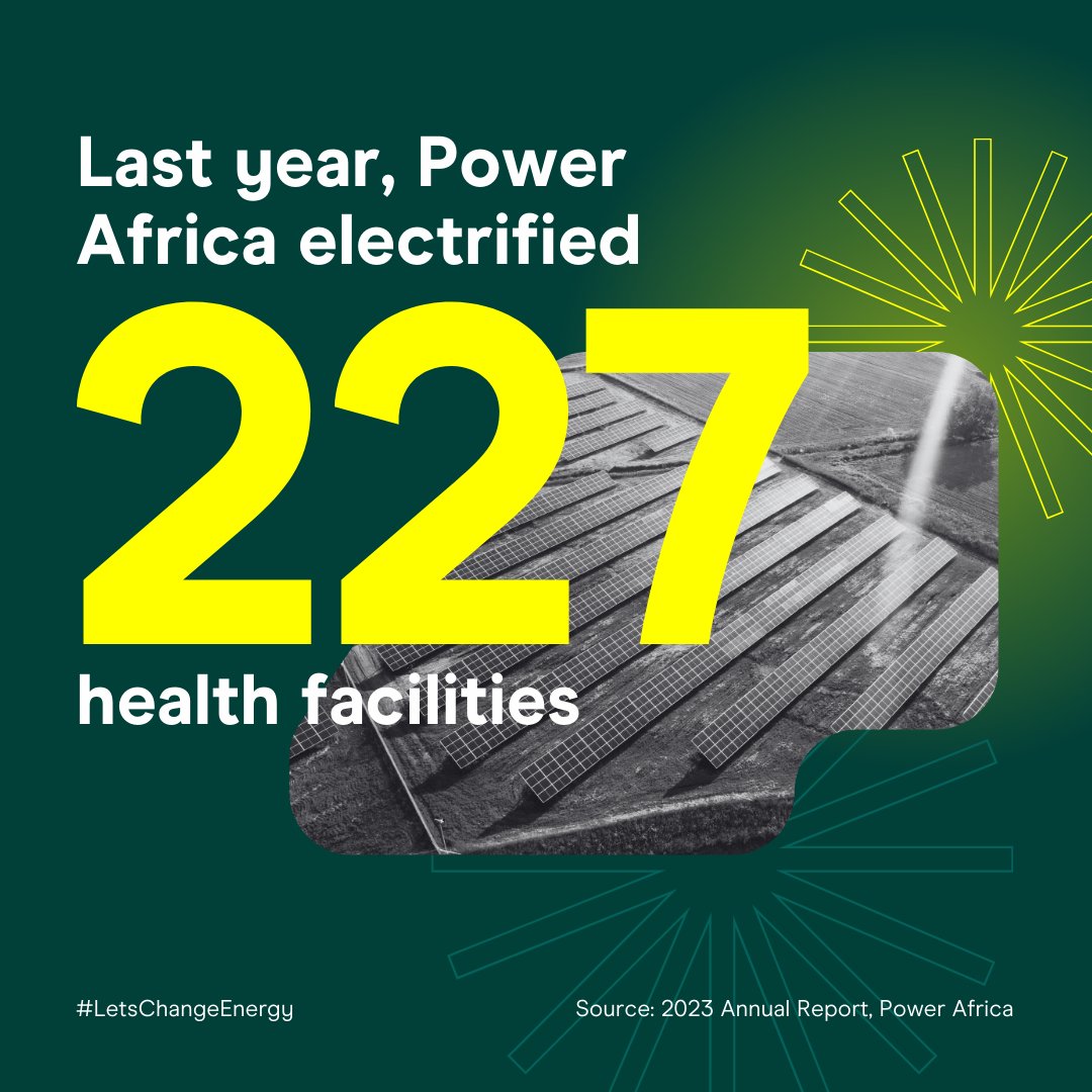 Happy world health day! We're going to drop some energy <> health facts all day long for you.

Starting us off, we wanted to brag about our partners at @PowerAfricaUS with some #PoweringHealthcare facts from their new report.

🔗 ow.ly/Io9x50R1Syl