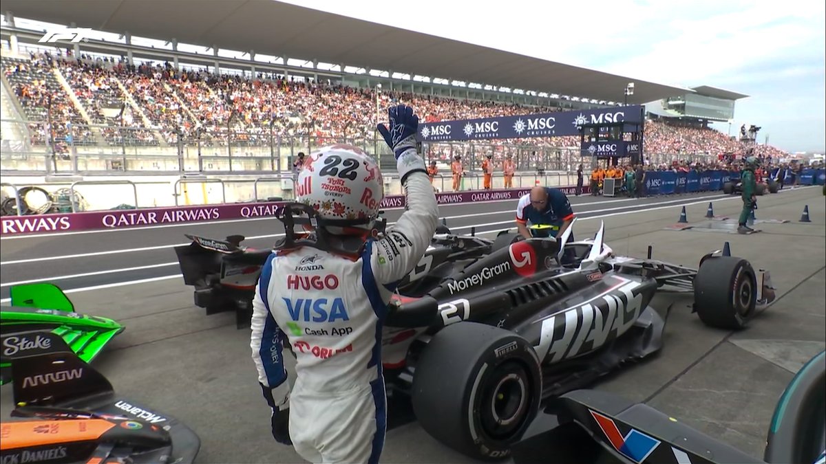 F1's tweet photo. Man of the moment 🥹

#F1 #JapaneseGP https://t.co/hLrrRi5ZsE