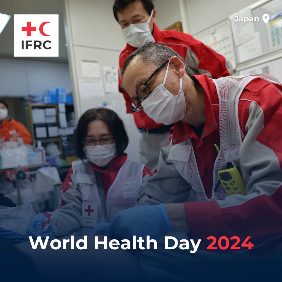 Today, I join our partners at @WHO in celebrating World Health Day. As the world is grappling with multiple crises, achieving #HealthForAll is more vital than ever. Every day, our IFRC teams are dedicated to ensure that everyone around the world has access to essential health