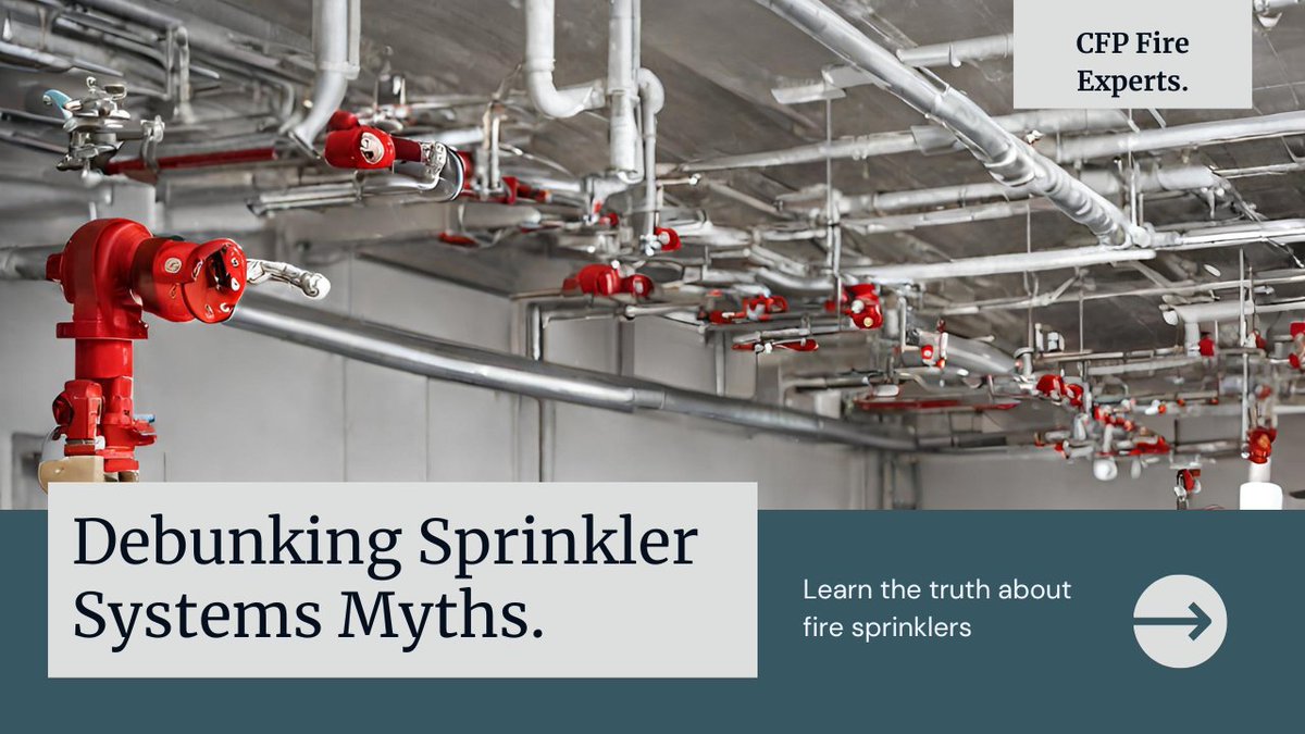 Sprinkler systems: Hollywood drama or life-savers? Let's bust some myths! 🔥 Myth vs. Fact 👉 Check out my blog for the truth! completepumpsandfire.com.au/sprinkler-syst… #sprinklers #firesafety #mythbusters #safetymatters
