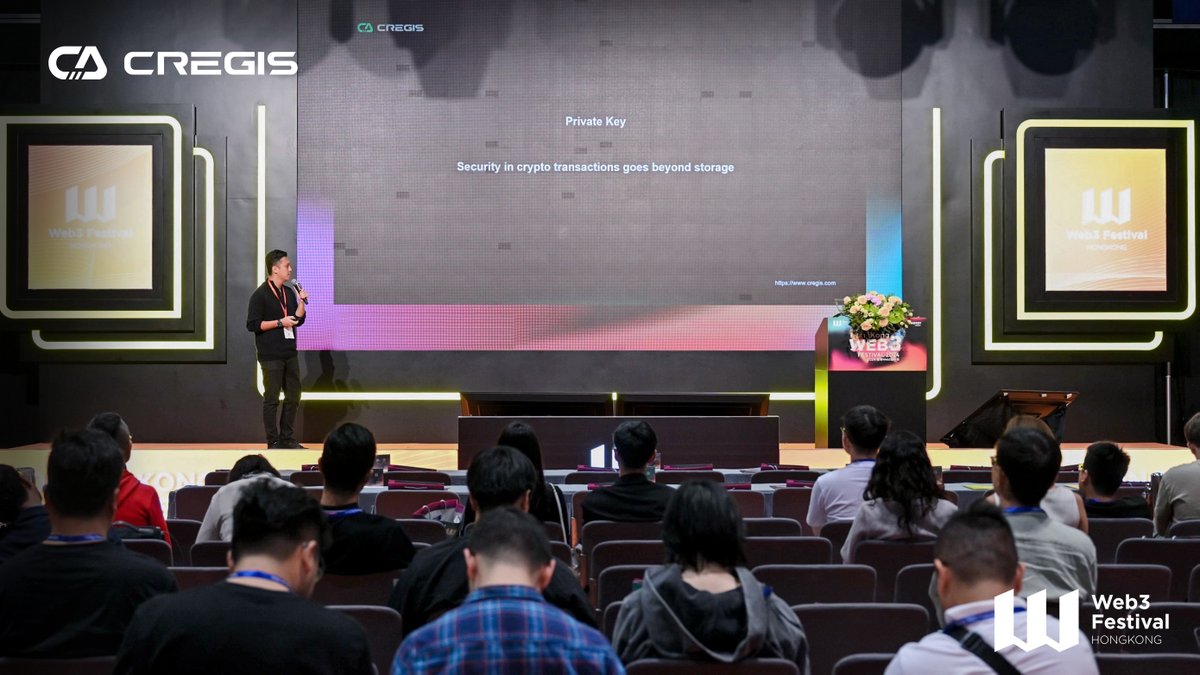 Day 1⃣ at #HKweb3festival was a success! 🎉 Cregis showcased our groundbreaking innovations with brand new services - Crypto Card & Edging Bridge. Looking forward to having more people join us over the next two days!