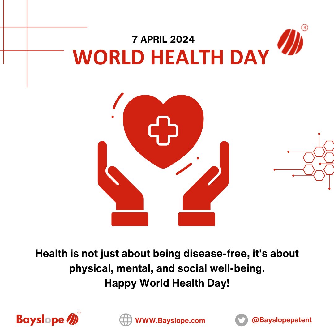 Fostering #wellness, Driving #Innovation - On World Health Day, Bayslope commits to a #healthier future for all. 
#WorldHealthDay #HealthForAll #GlobalWellness #HealthyLifestyles #PublicHealth #WellnessJourney #BeTheChange #HealthyLiving #TogetherForHealth