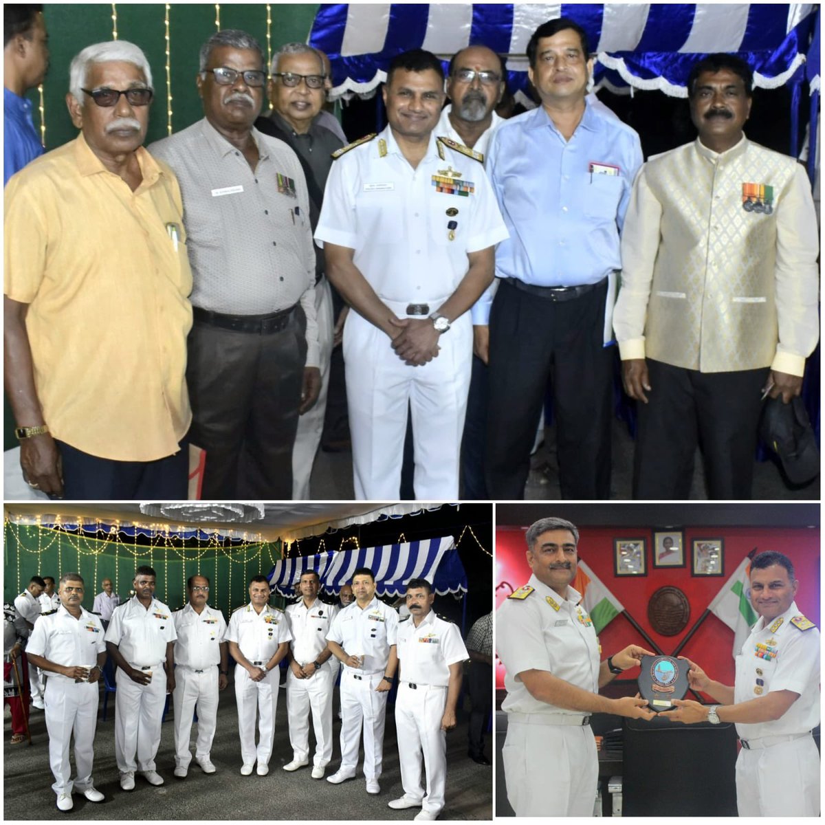 VAdm K Swaminathan, AVSM, VSM, #ChiefOfPersonnel, visited HQTN&P Naval Area on 05 Apr 24. He interacted with the serving and retired personnel at #INSAdyar to apprise them of the latest HR initiatives and personnel management policies.