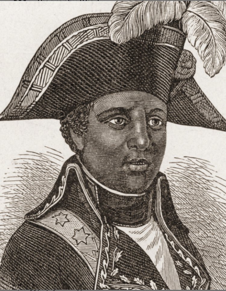 Este día, de 1803, muere encarcelado el gran libertador de los esclavos Toussaint Louverture. El mismo nació y creció como esclavo en lo que hoy llamamos Haití. Aprendió por su cuenta a leer y escribir, y entendió que las cadenas se rompen con ideas… y con machetes.🧵