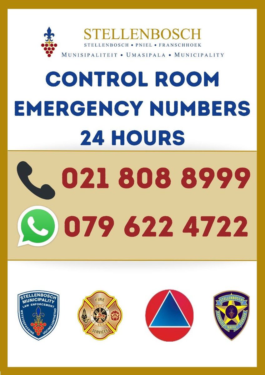 While we can't attend to everything simultaneously, rest assured, we'll do our best. Many outages are related to Eskom services, and we'll notify them accordingly. Our prayers are with everyone's safety. Mayor Gesie and MM Geraldine Mettler