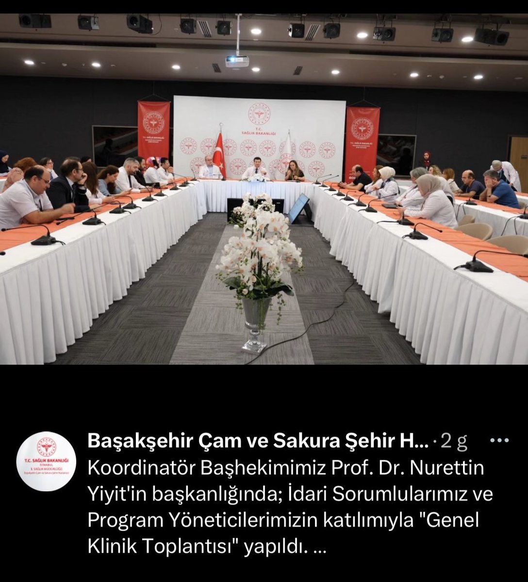 ibguder's tweet photo. MAALESEF LİYAKAT DEĞİL EGO GALİP GELDİ. 
Büyük bir yönetim becerisi gereken Dünyanın en büyük hastahanelerinden birini 10 bin çalışanı ile günde yüzbinlerce insana muazzam yönetim becerisiyle hizmet veren Türkiyenin gelmiş geçmiş en başarılı idarecilerin başında gelen  Başakşehir Çam Sakura Şehir Hastahanesinin Koordinatör Başhekimi Prof. Dr. Nurettin Yiyit beyin görevden alınması çok üzücü. 😔😡🤬
#RecepTayyipErdoğan #Cumhurbaşkanı
#CumhurBaşkanınınDikkatine