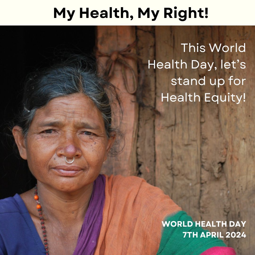 This #WorldHealthDay, let's champion the right to health for all. #MyHealthMyRight
 #HealthForAll #AccessToHealthCare #HealthEquity
#12Baje12Mimute