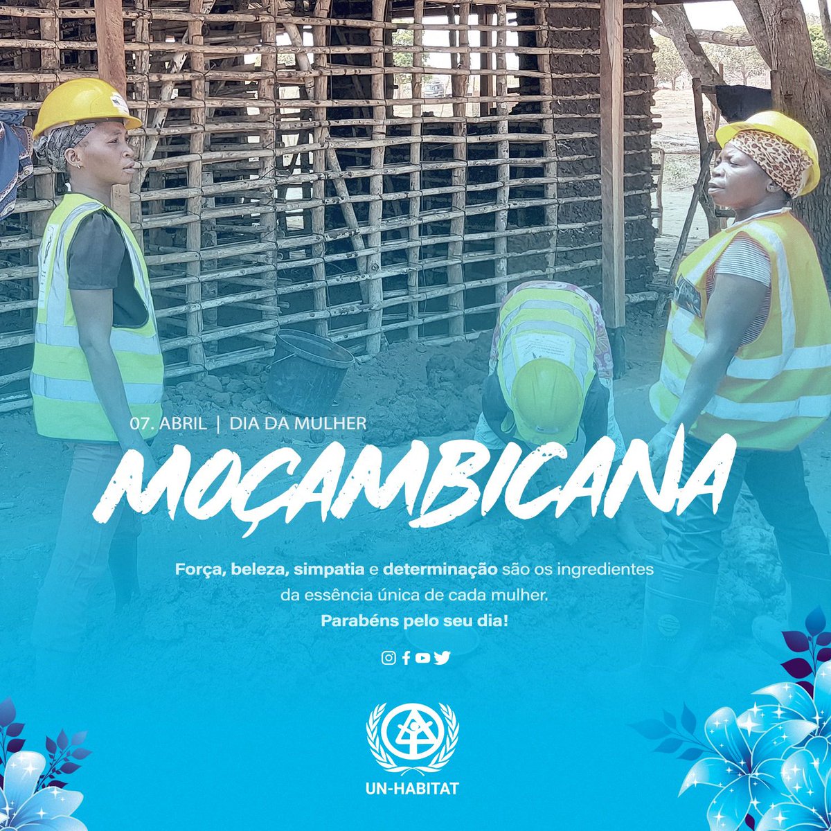 🥳Leaving no women behind!🥳 🇲🇿 matter how challenging the work is, our Mozambican women in Northern Mozambique are on site with @UNHabitatMoz team to make dreams come true. 🇲🇿 💪Empowering Women!💪