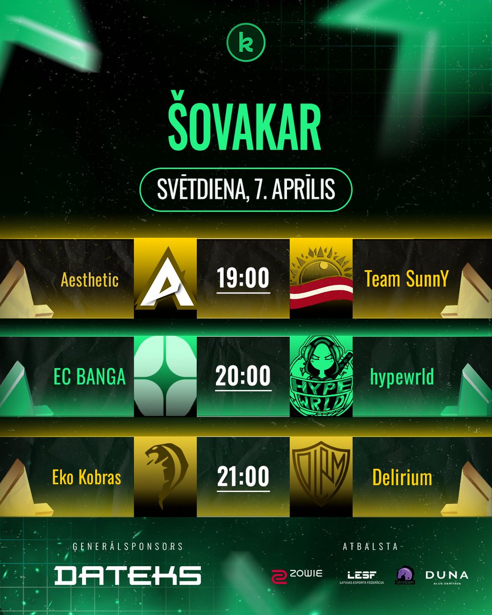 Latvijas e-sporta līga - “kleverr” tweet media