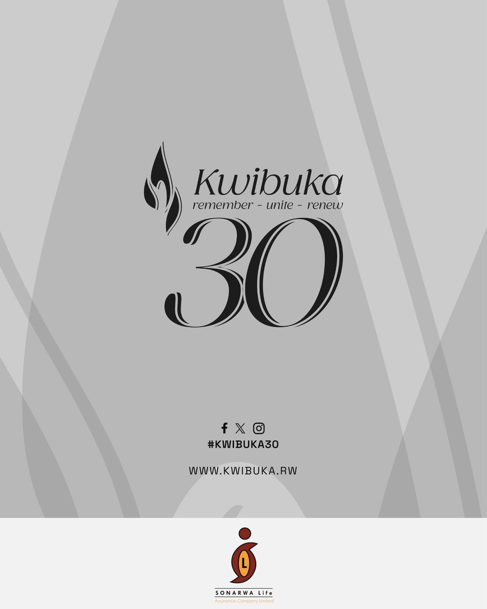 SONARWA Life yifatanyije n’Abanyarwanda bose kwibuka ku nshuro ya 30, jenoside yakorewe abatutsi mu 1994. Twibuke Twiyubaka. #Kwibuka30
